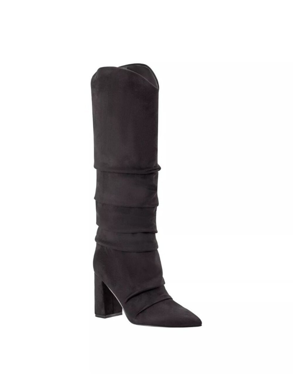 Marc Fisher Women's Fadora Block Heel Knee High Boots Size 7.5 (MSRP $195)